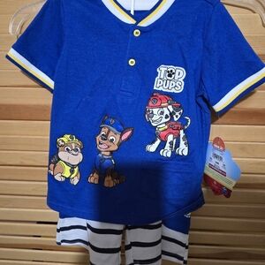 Paw Patrol Short Set, 24 Months, NEW